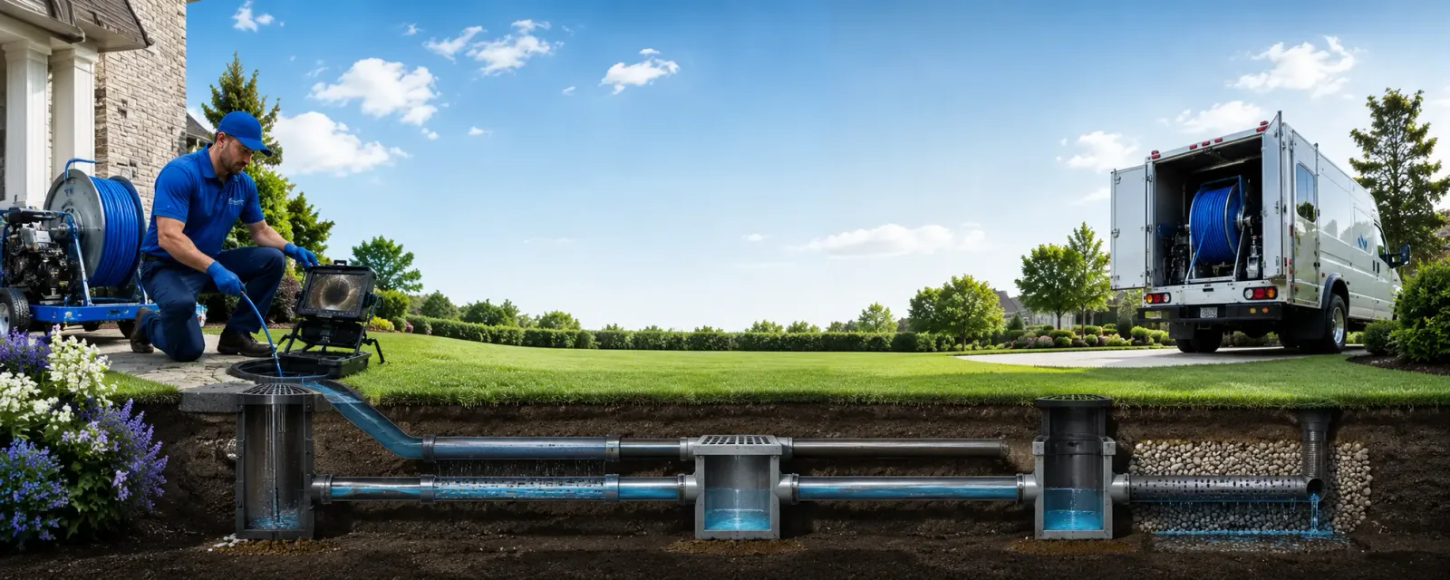 Outdoor drain cleaning information for Waverly, NY